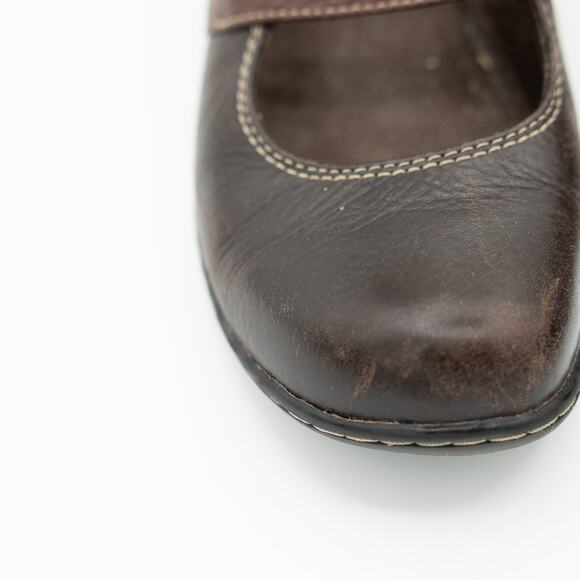 Clarks Bendables Sixty Cruise Tumbled Leather Mary Jane Slip On Loafer - Picture 6 of 12